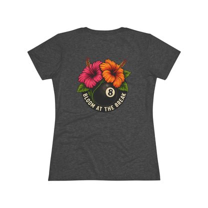 Bloom At The Break Next Level Women's Tri-Blend Tee