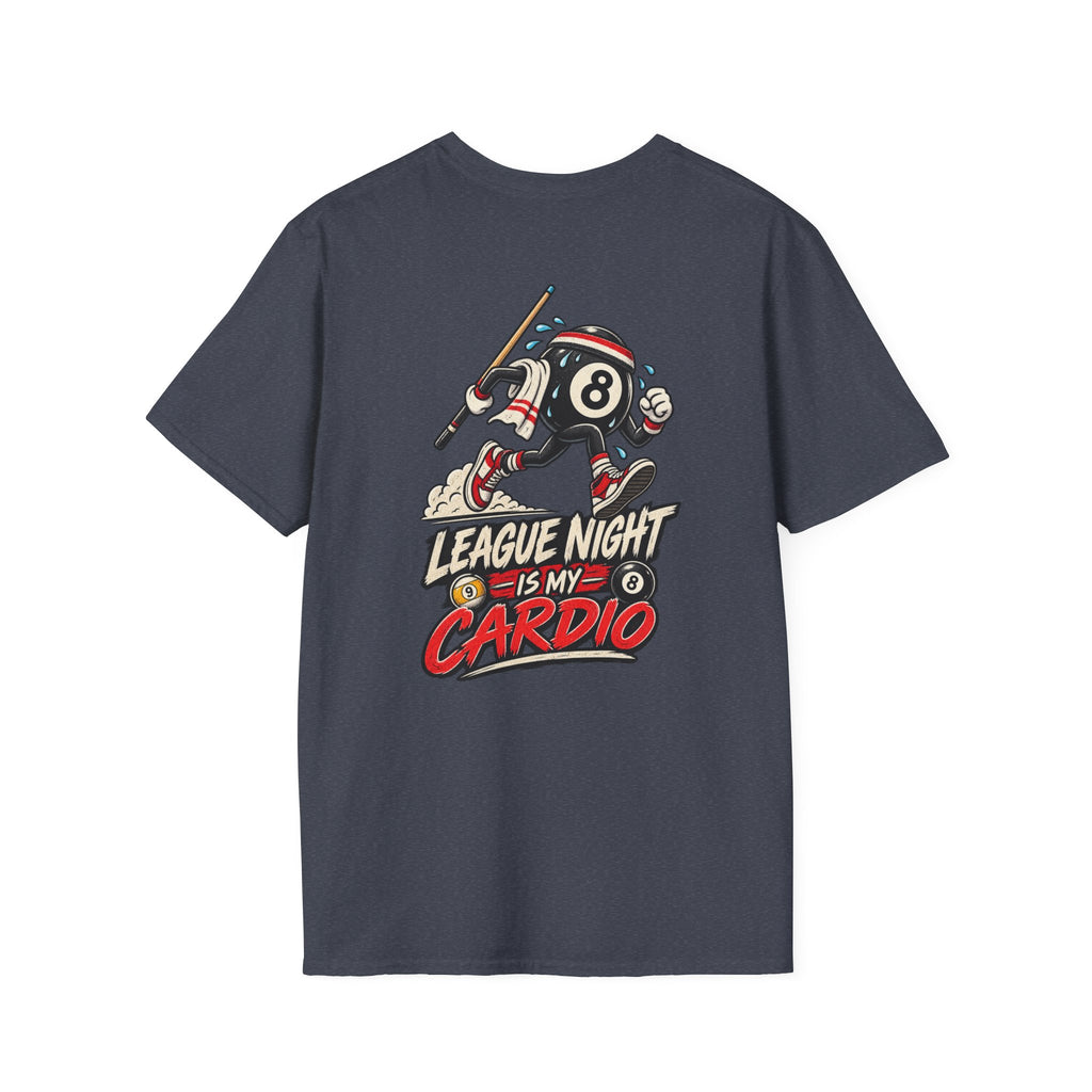 League Night Is My Cardio Pool Player T-Shirt | Classic Series CCS-CST-016