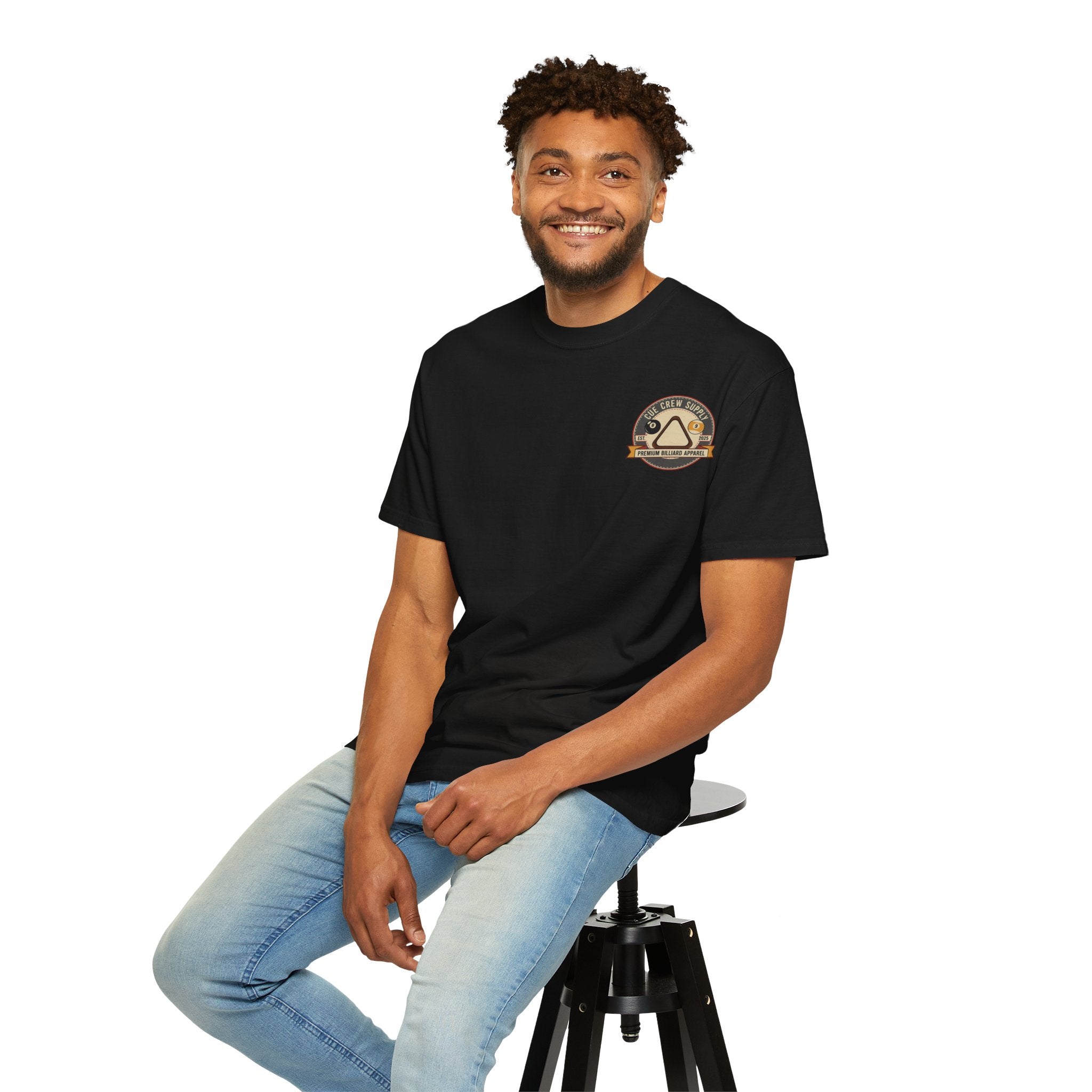 Still Shootin' Straight Pool Skeleton Comfort Colors Tee