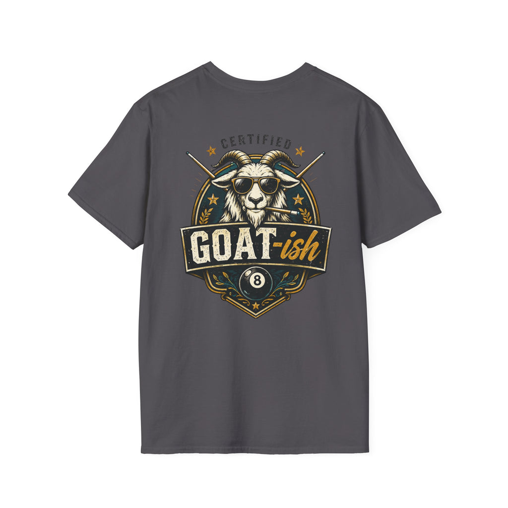 Certified GOAT-ish Funny Billiards T-Shirt CCS-CST-004