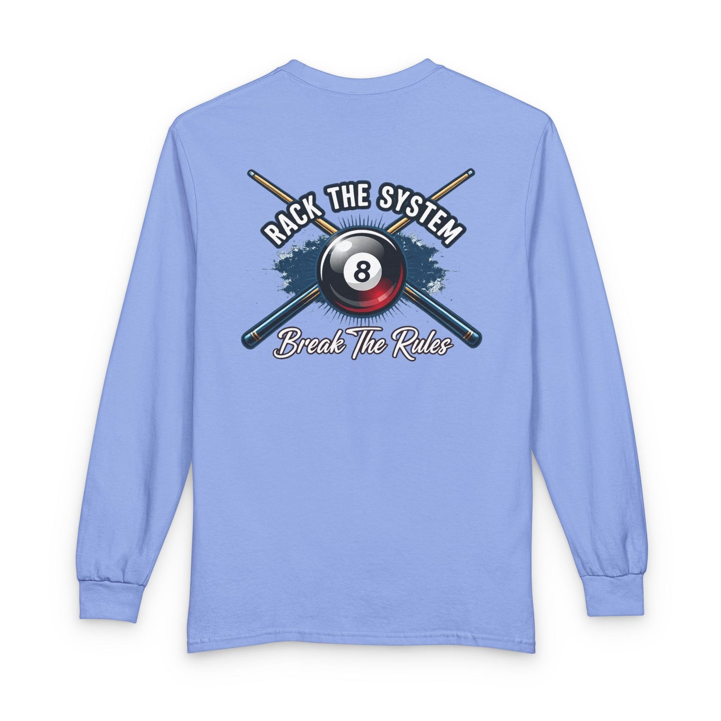 Rack the System Billiards Gildan Long Sleeve T-Shirt
