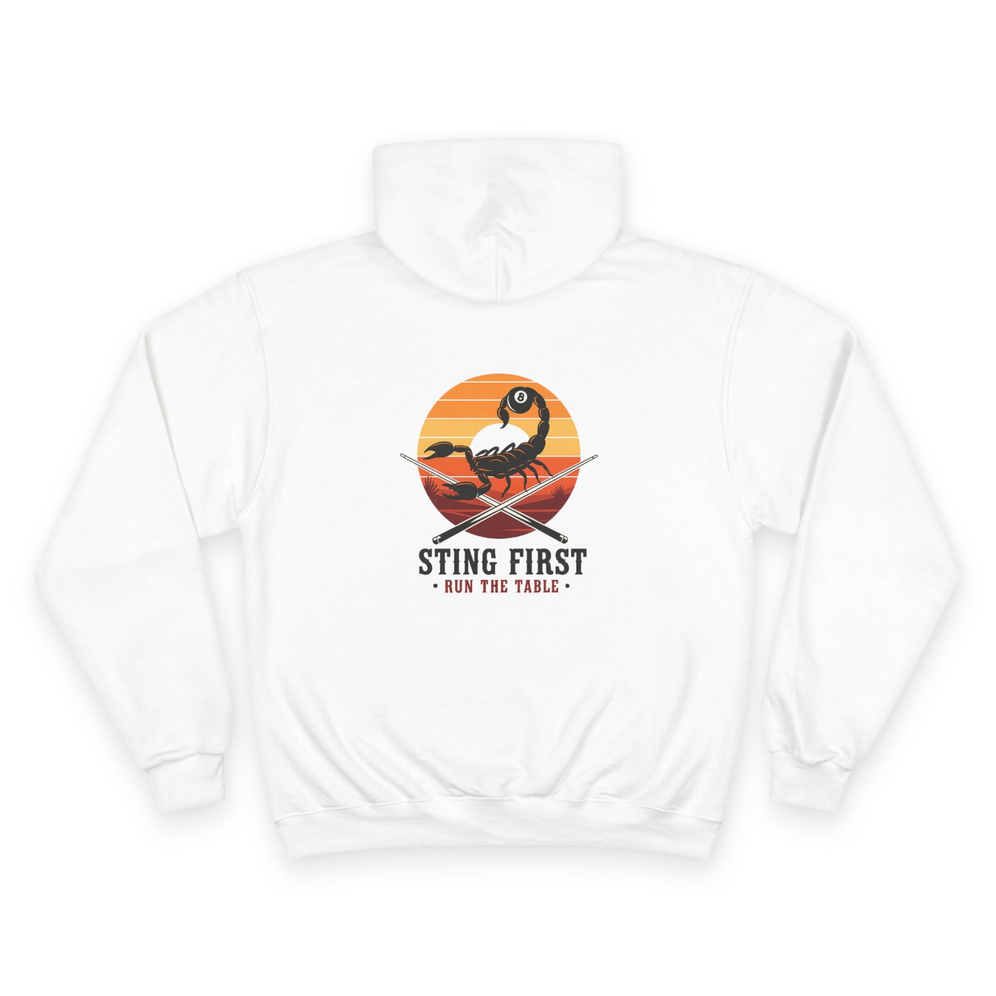 Sting First - Run The Table Billiards Champion Hoodie
