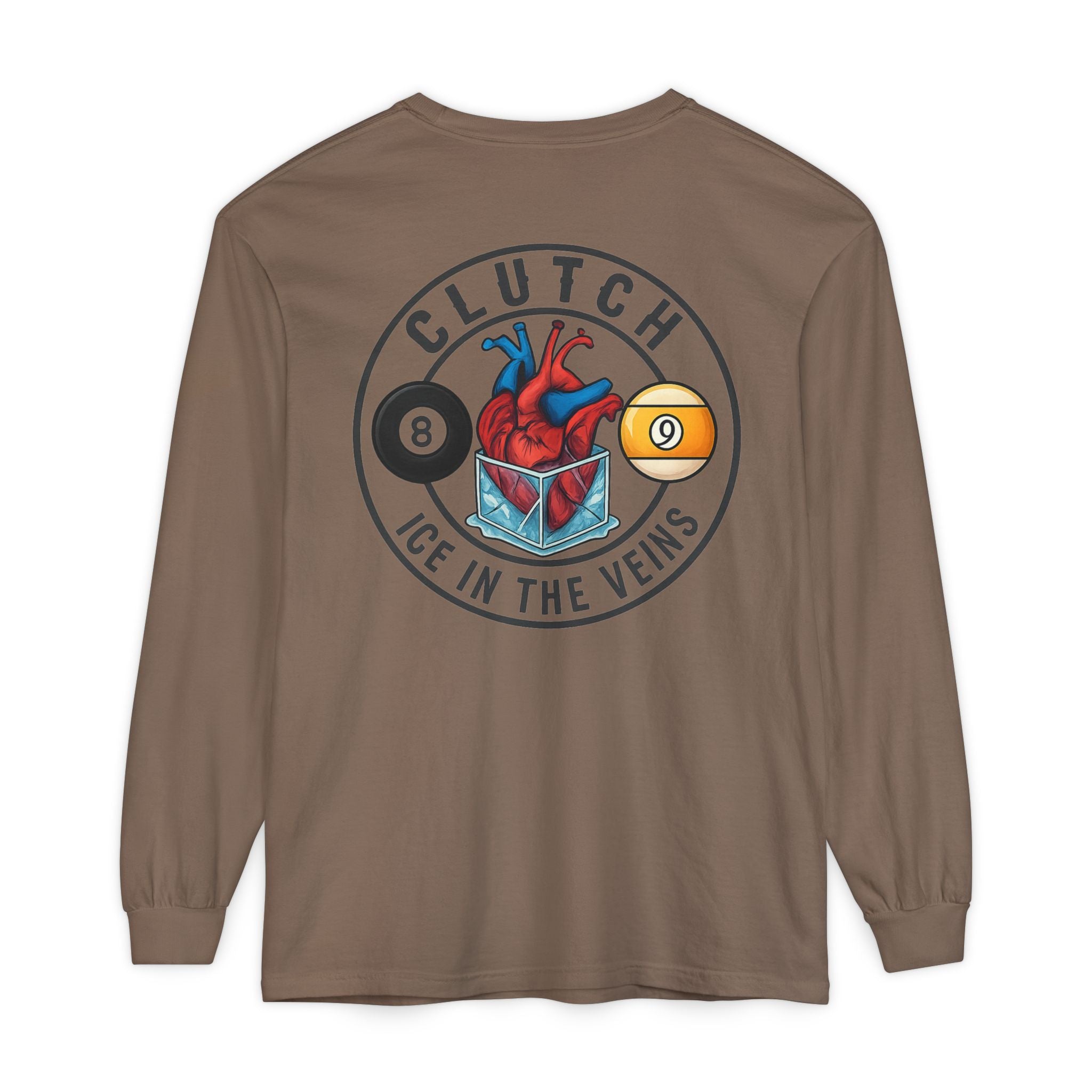 Clutch Ice in the Veins V2 Comfort Colors Long Sleeve Tee