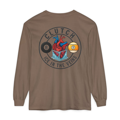 Clutch Ice in the Veins V2 Comfort Colors Long Sleeve Tee