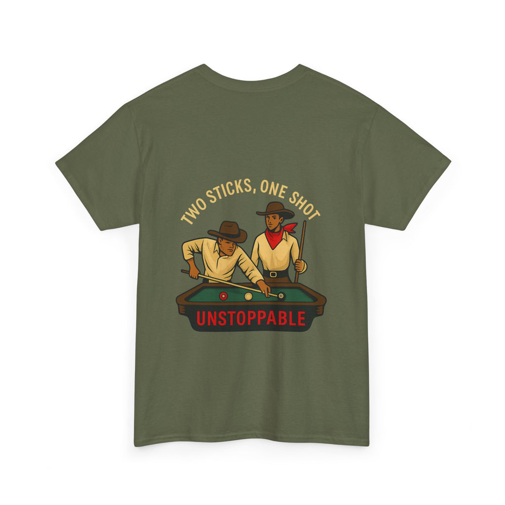Scotch Doubles Unstoppable Billiards Tee