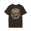 God Is Great Beer Is Good Pool Players Are Amazing Billiards T-Shirt | Funny Pool Player Graphic Tee | Front & Back Print