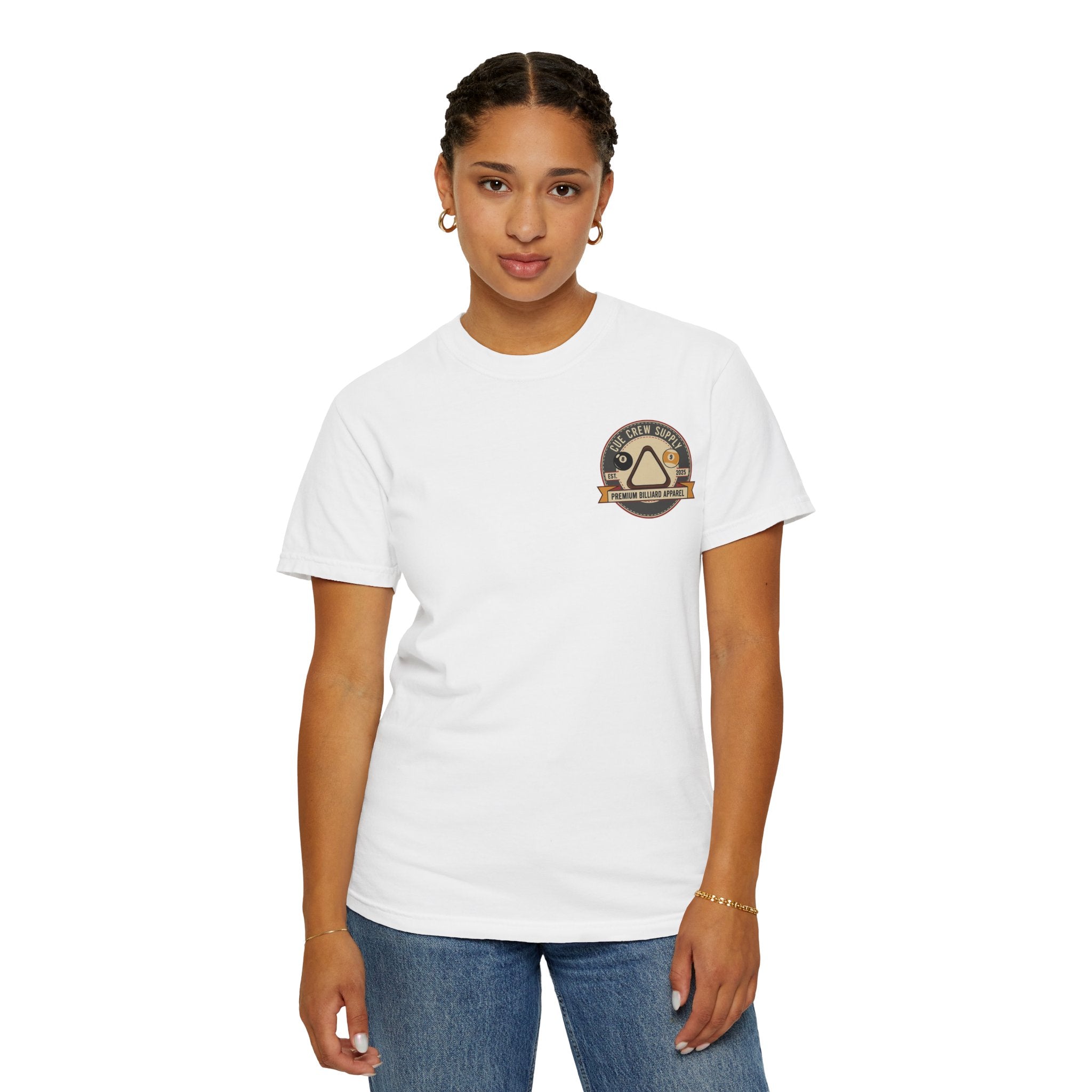 Old Tunes Cold Beer Pure Stroke Retro Music & Pool Comfort Colors Tee