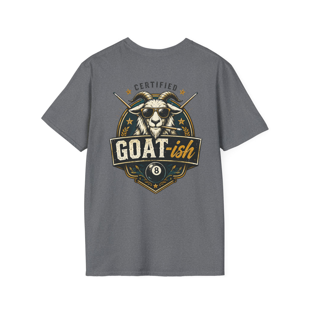 Certified GOAT-ish Funny Billiards T-Shirt CCS-CST-004