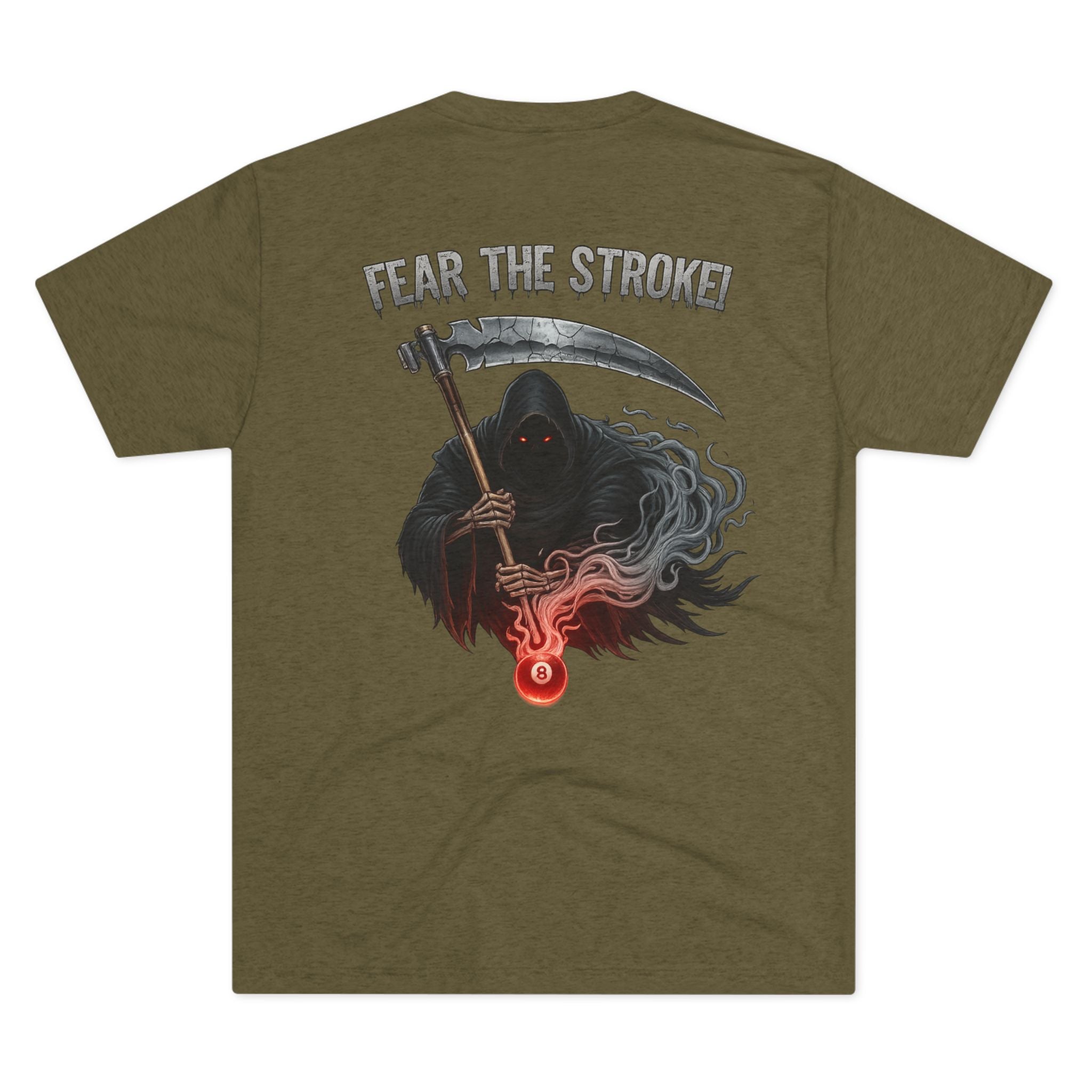 Fear The Stroke Billiards Tri-Blend Tee