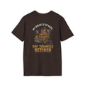 My Break Is So Hard The Triangle Retired Funny Billiards T-Shirt | Pool Player Graphic Tee | Front & Back Print