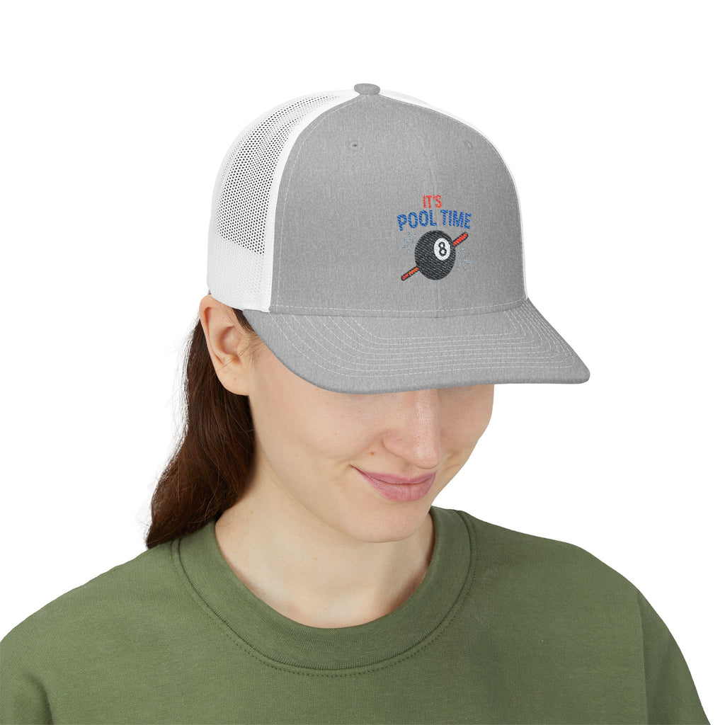 It's Pool Time Embroidered Richardson Trucker Hat
