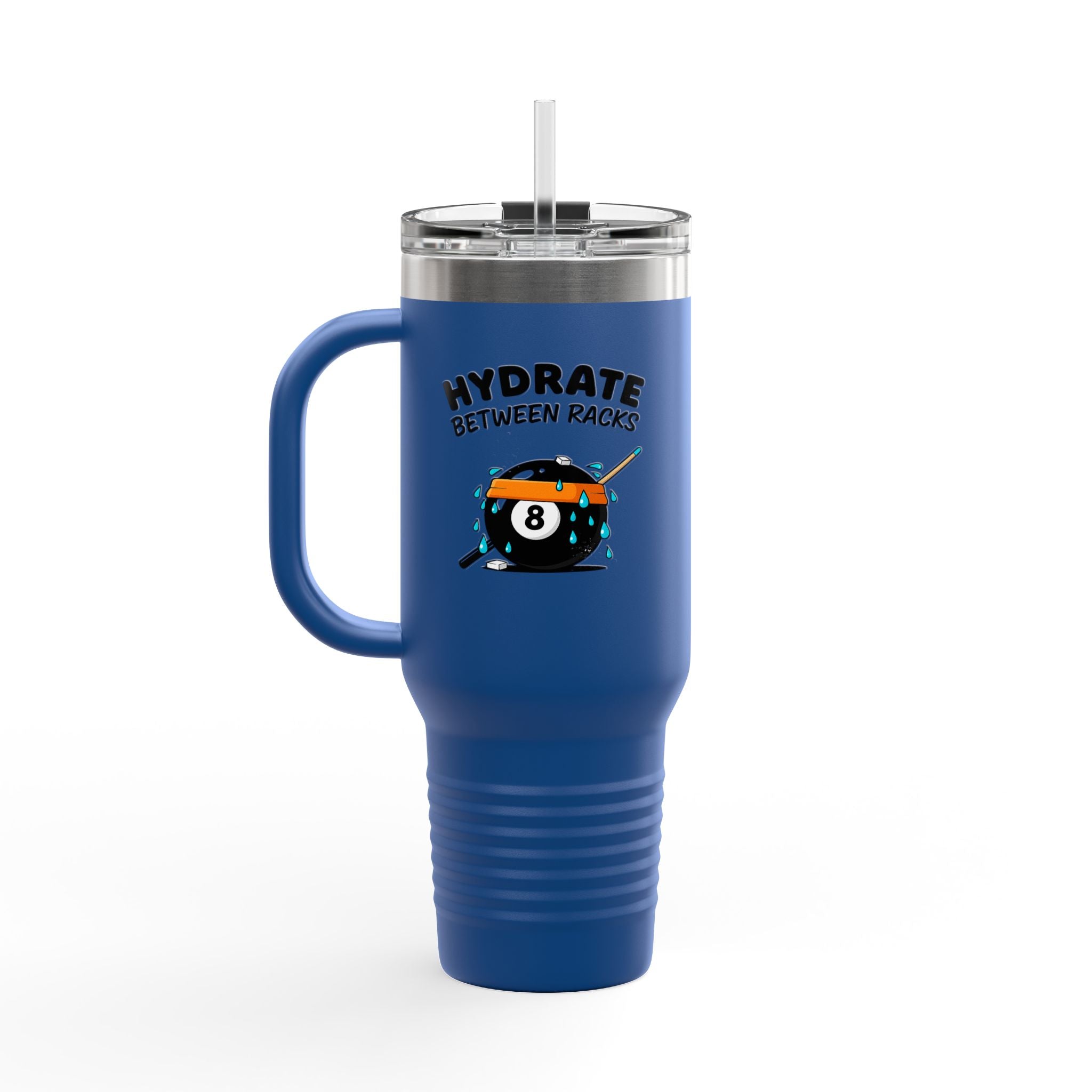 Hydrate Between Racks Billiards 40oz Insulated Travel Mug