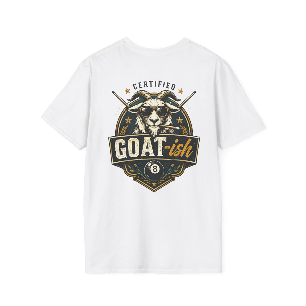 Certified GOAT-ish Funny Billiards T-Shirt CCS-CST-004