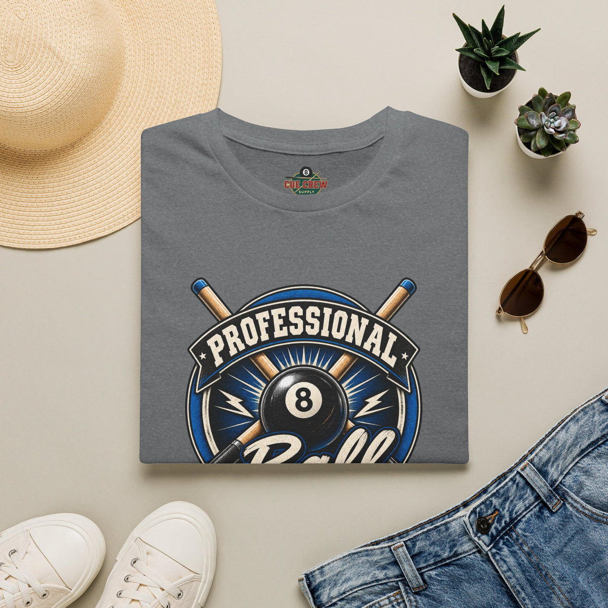 Professional Ball Banger – Funny Billiards T-Shirt – Pool Player Tee