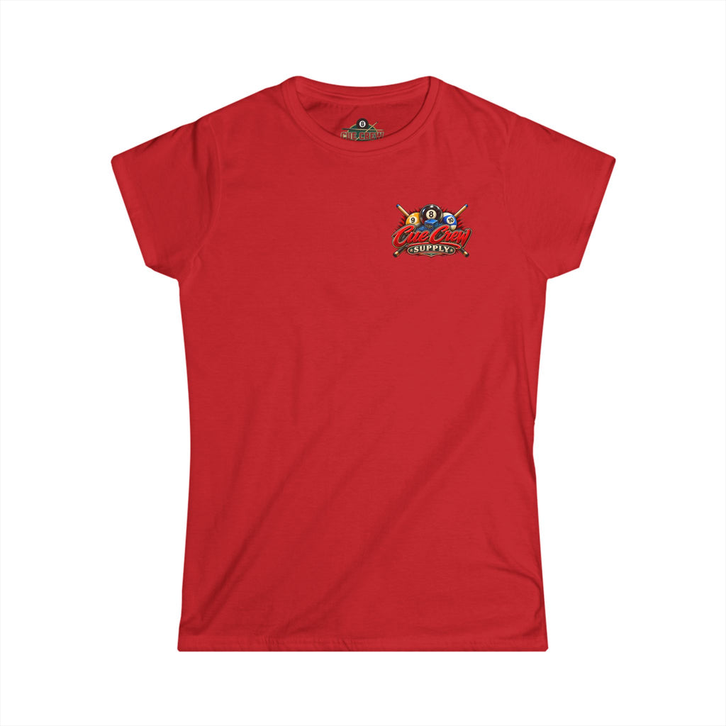 Nine Ball Queen Women's Billiards T-Shirt | Funny Pool Player Graphic Tee CCS-WSST-017