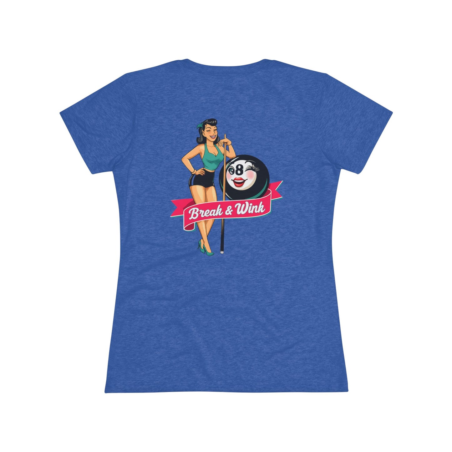 Break & Wink Next Level Women's Tri-Blend Tee