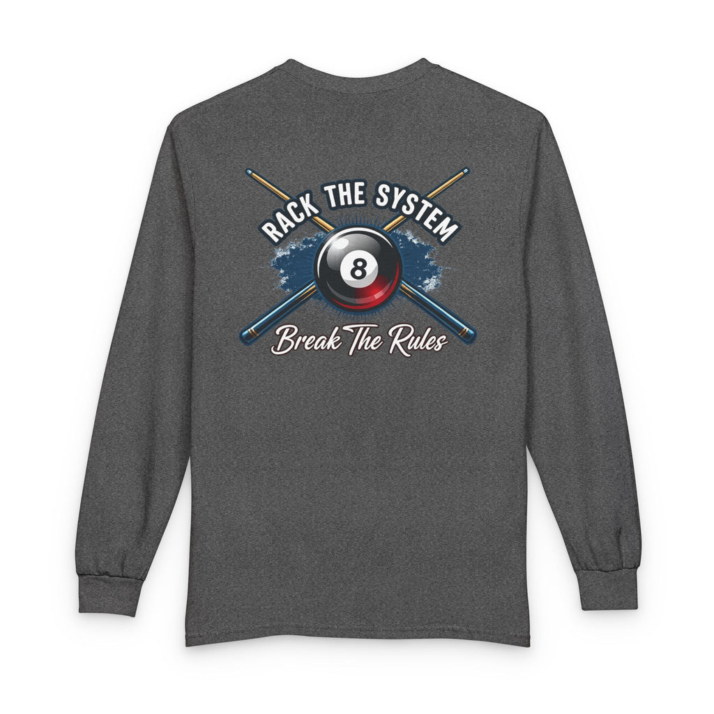 Rack the System Billiards Gildan Long Sleeve T-Shirt