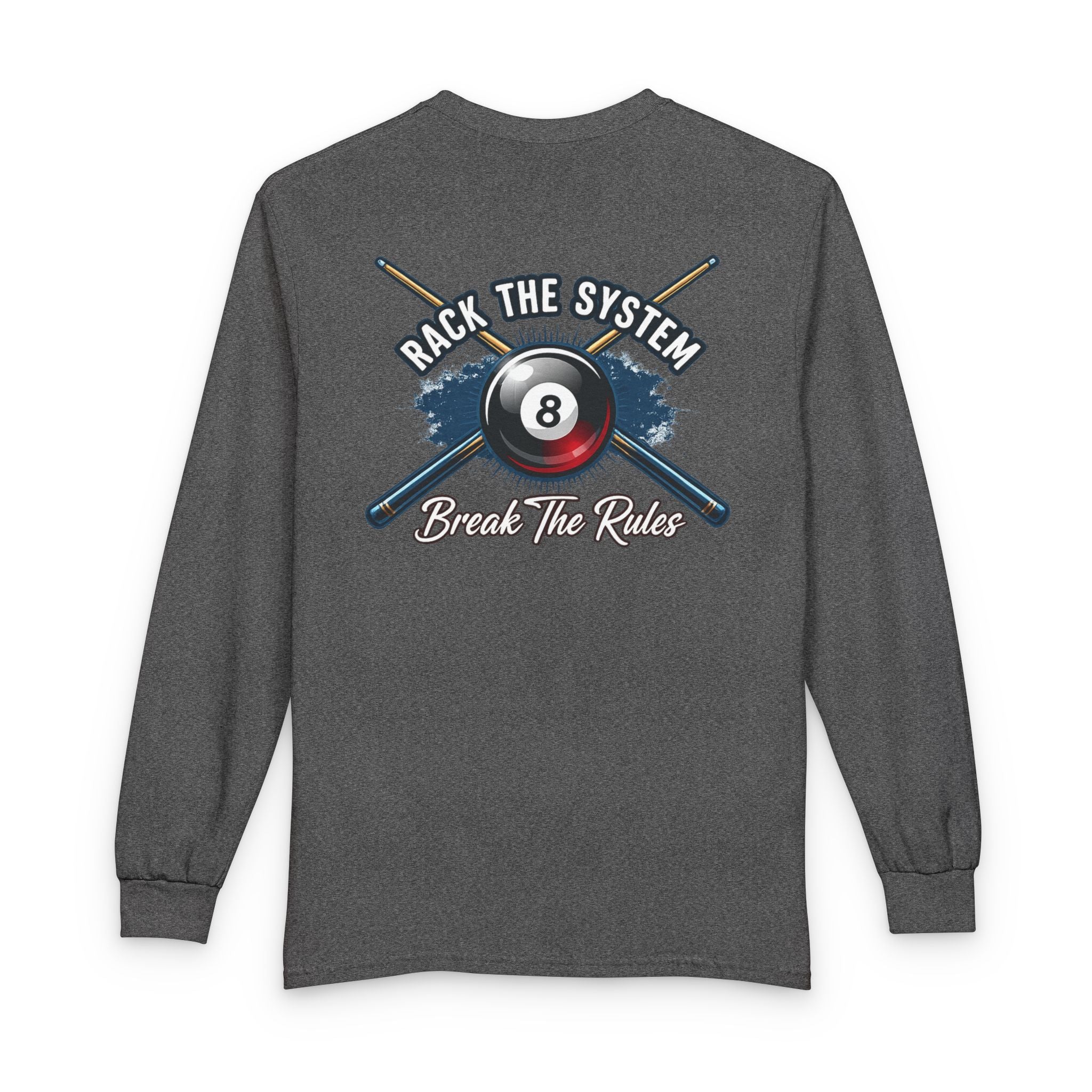 Rack the System Billiards Gildan Long Sleeve T-Shirt