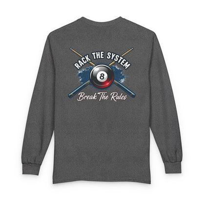 Rack the System Billiards Gildan Long Sleeve T-Shirt