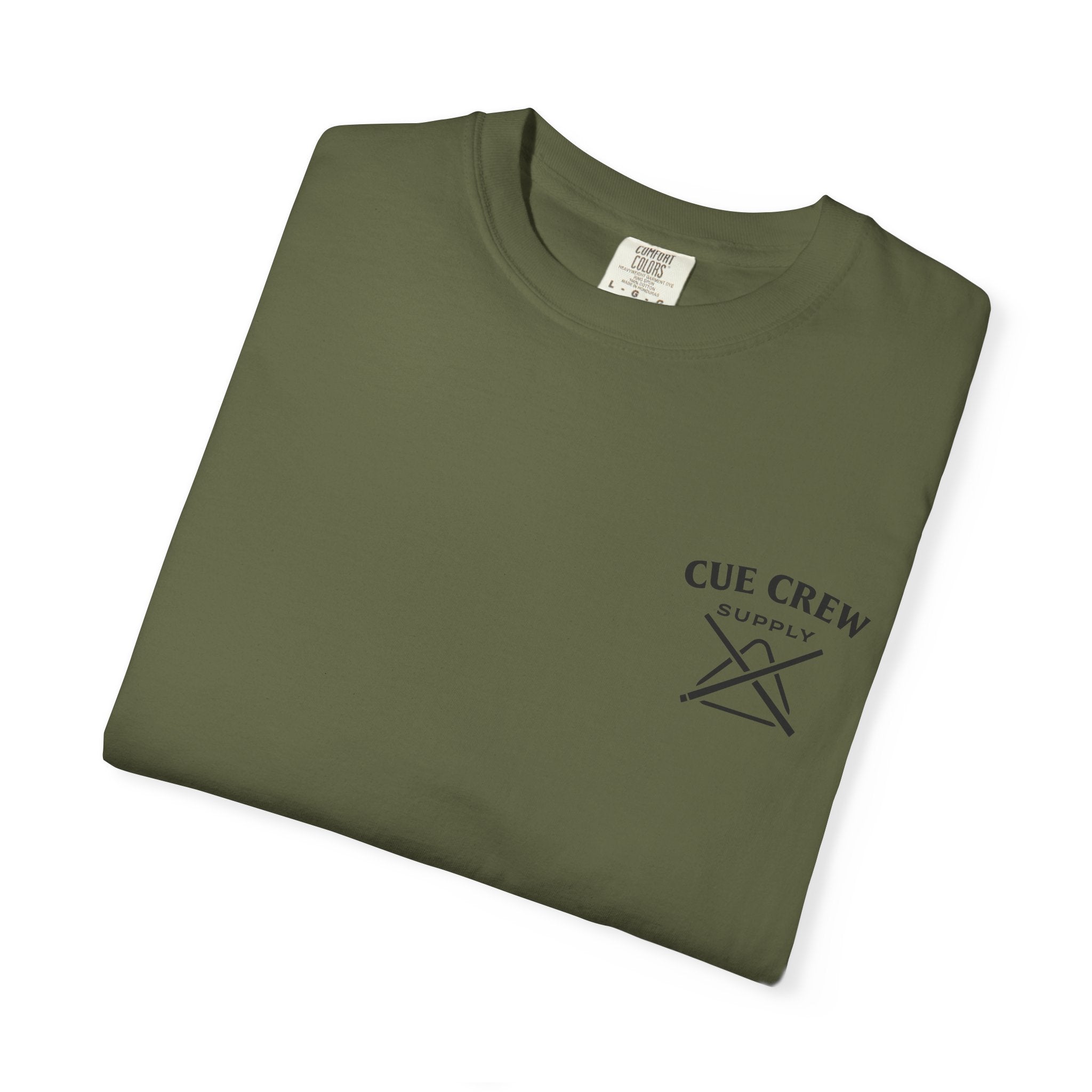 Cue The Hits, Sink The Shots Tee - Comfort Colors Brand