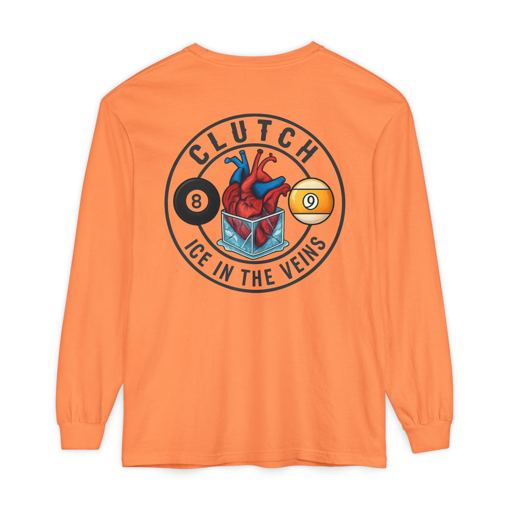 Clutch Ice in the Veins V2 Comfort Colors Long Sleeve Tee
