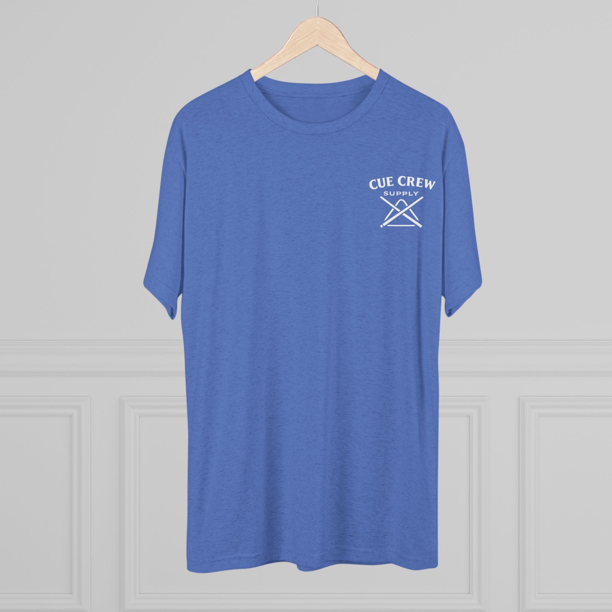 Pool Hair Don’t Care T‑Shirt — Funny Billiards Next Level Tri-Blend Tee