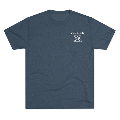 Pool Hair Don’t Care T‑Shirt — Funny Billiards Next Level Tri-Blend Tee