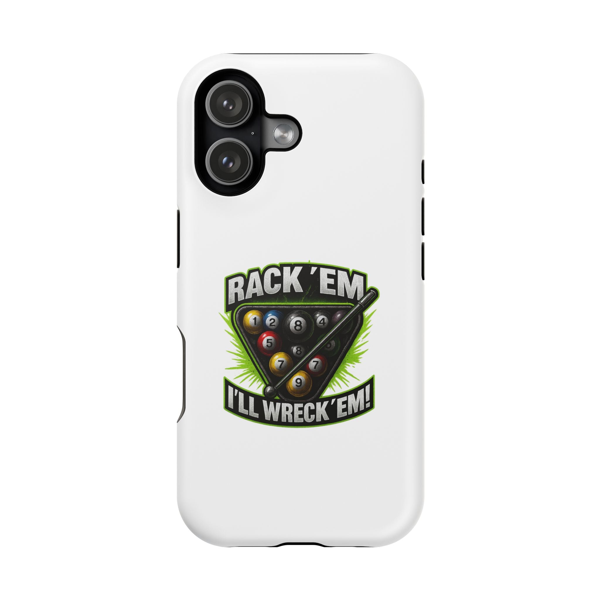 Magnetic Phone Case - Rack 'Em, I'll Wreck 'Em | Cool Custom Impact-Resistant Cases for Gamers & Pool Lovers, Perfect Gift for [...]