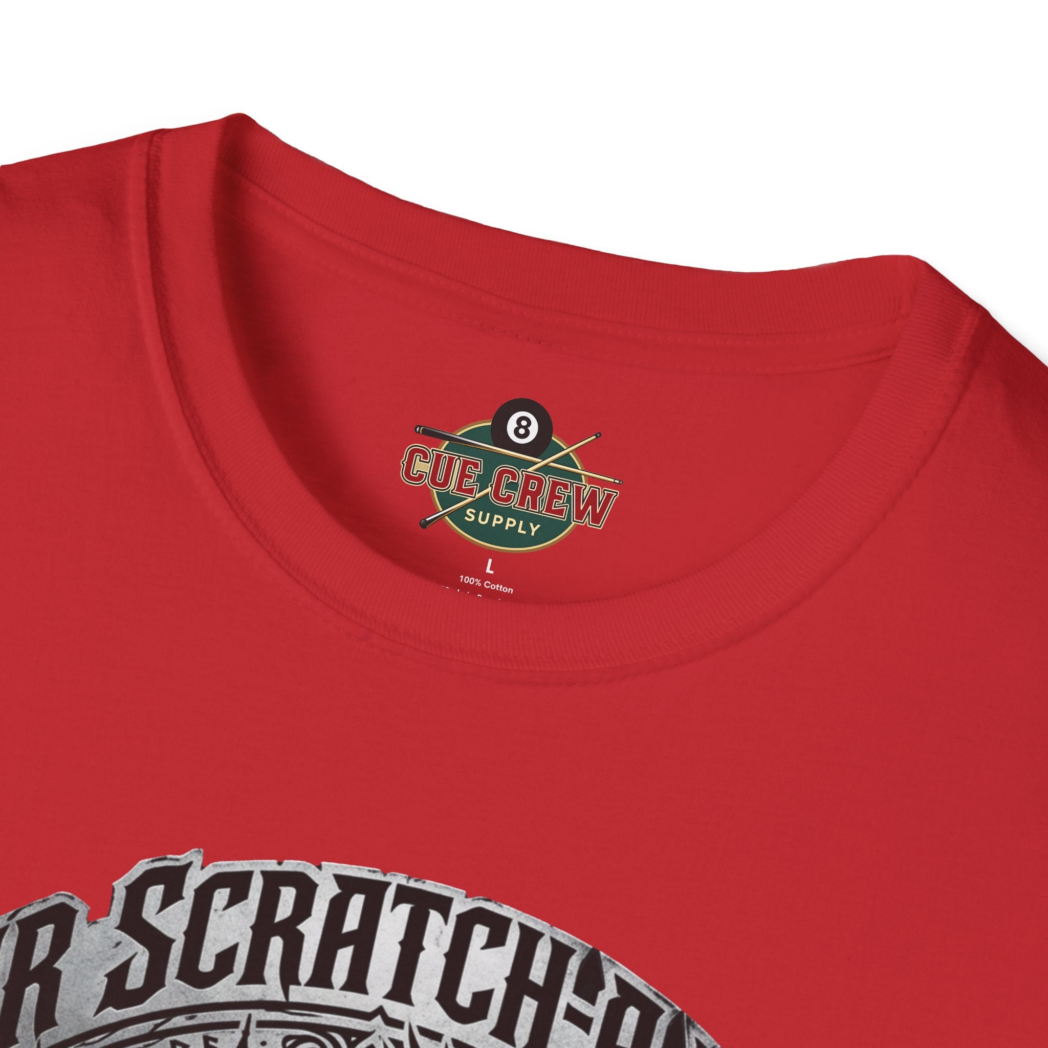 Sir Scratch-A-Lot Funny Billiards T-Shirt | Medieval Pool Knight Graphic | Front Only Print Unisex Tee