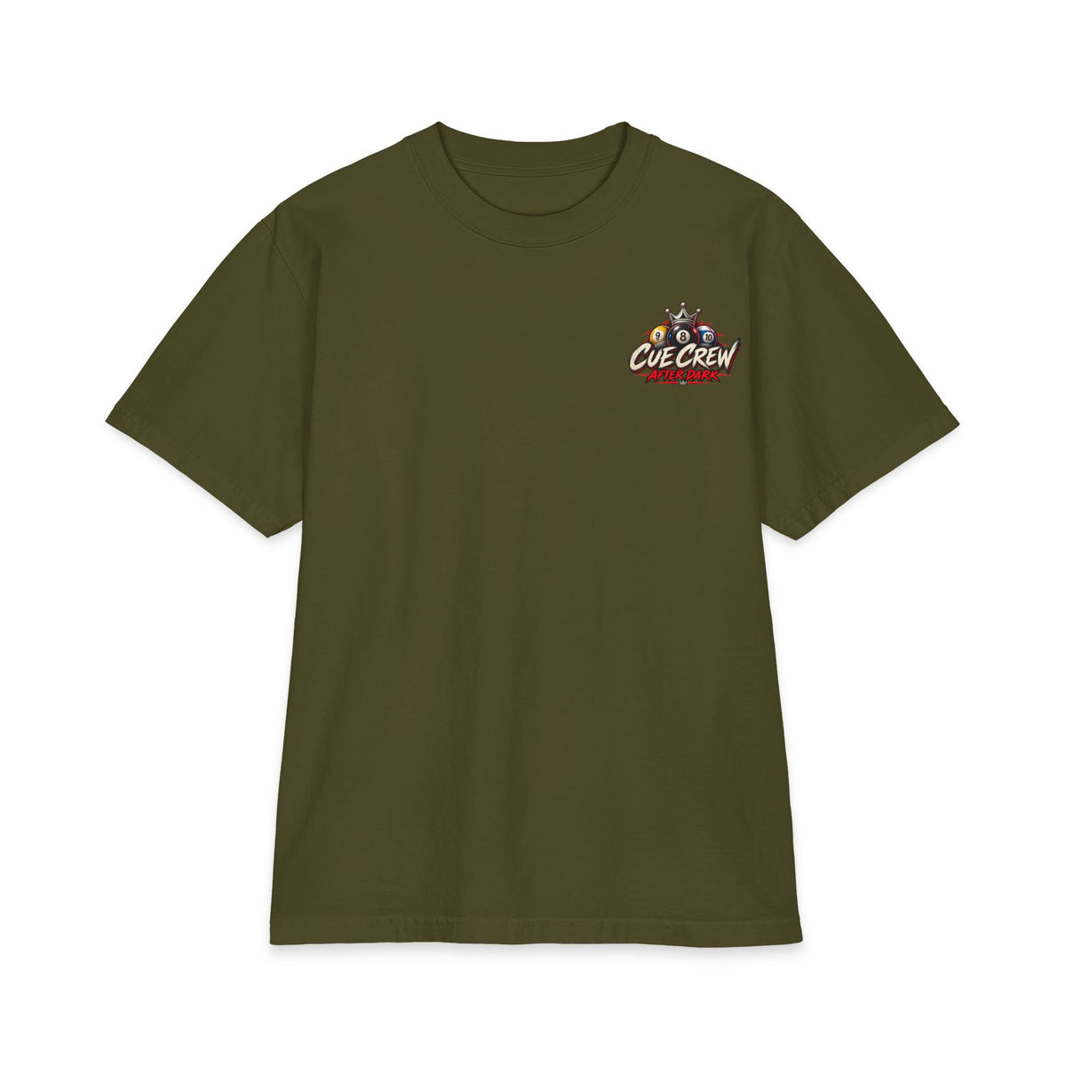 It Ain’t Luck, It’s Table Time – Cue Crew After Dark Billiards T-Shirt