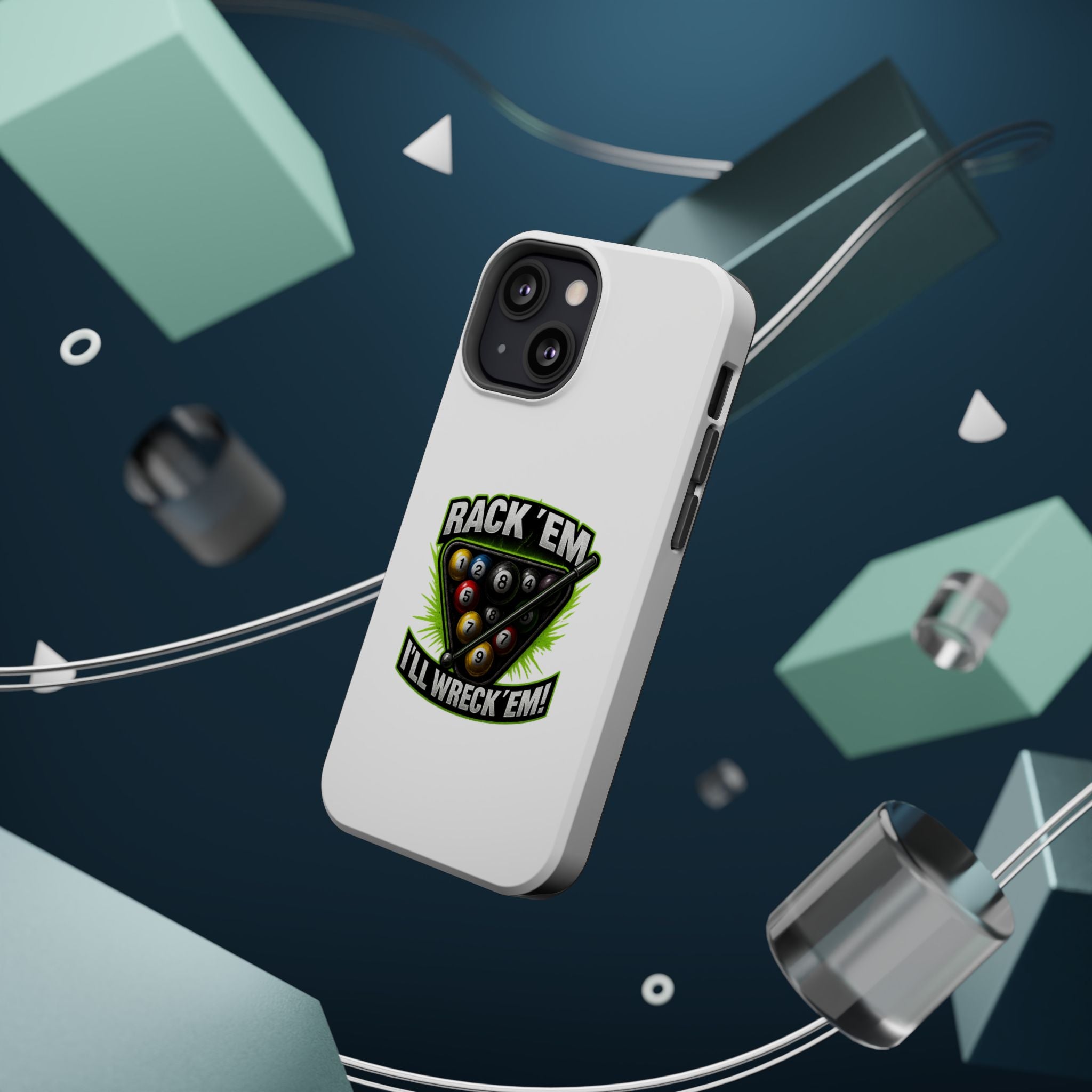 Magnetic Phone Case - Rack 'Em, I'll Wreck 'Em | Cool Custom Impact-Resistant Cases for Gamers & Pool Lovers, Perfect Gift for [...]