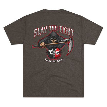 Slay the Eight Finish The Game Next Level Tri-Blend Tee