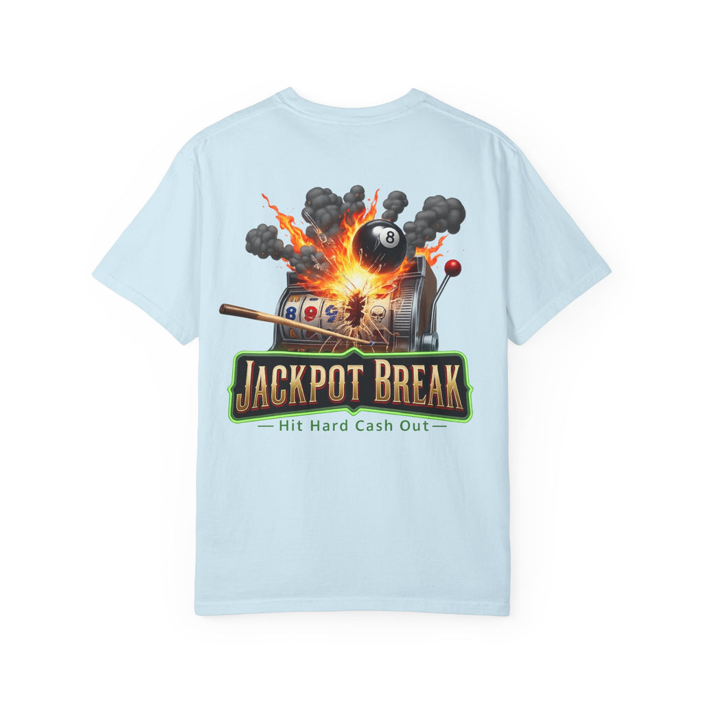 Jackpot Break Hit Hard Cash Out Casino Billiards Comfort Colors Tee