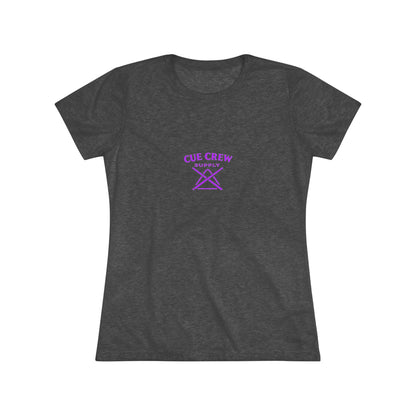 Cue Crew Ladies Next Level Women's Tri-Blend Tee