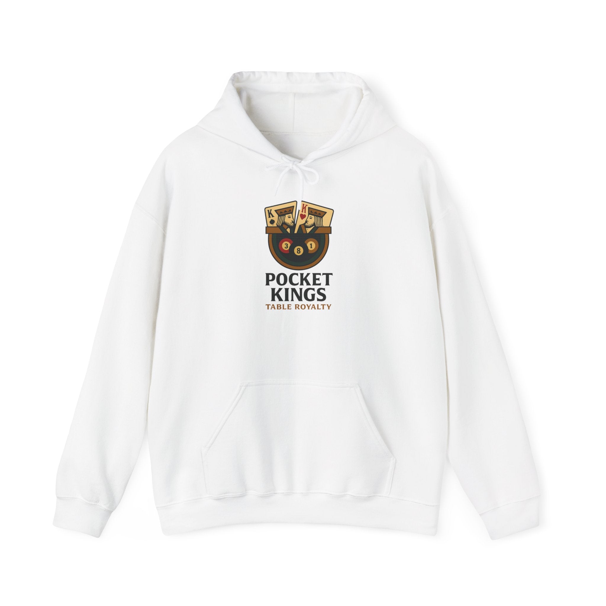 Pocket Kings Table Royalty Billiards Pool Unisex Gildan Hoodie