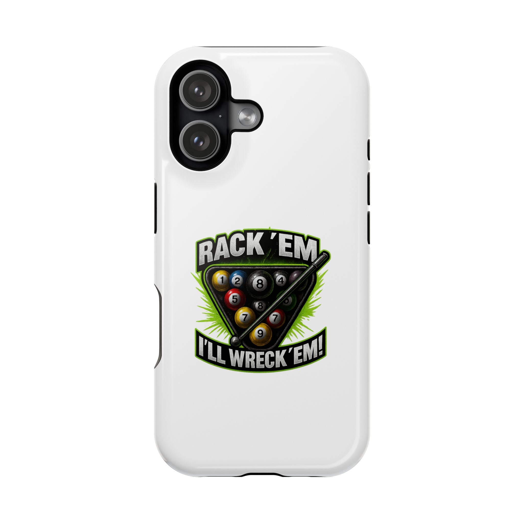 Magnetic Phone Case - Rack 'Em, I'll Wreck 'Em | Cool Custom Impact-Resistant Cases for Gamers & Pool Lovers, Perfect Gift for [...]