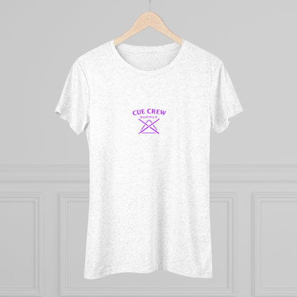 Bow Down - The Table Has A Queen Next Level Women's Tri-Blend Tee