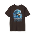 Break & Run Storm Billiards T-Shirt | Ocean Wave Pool Player Graphic Tee | Front & Back Print