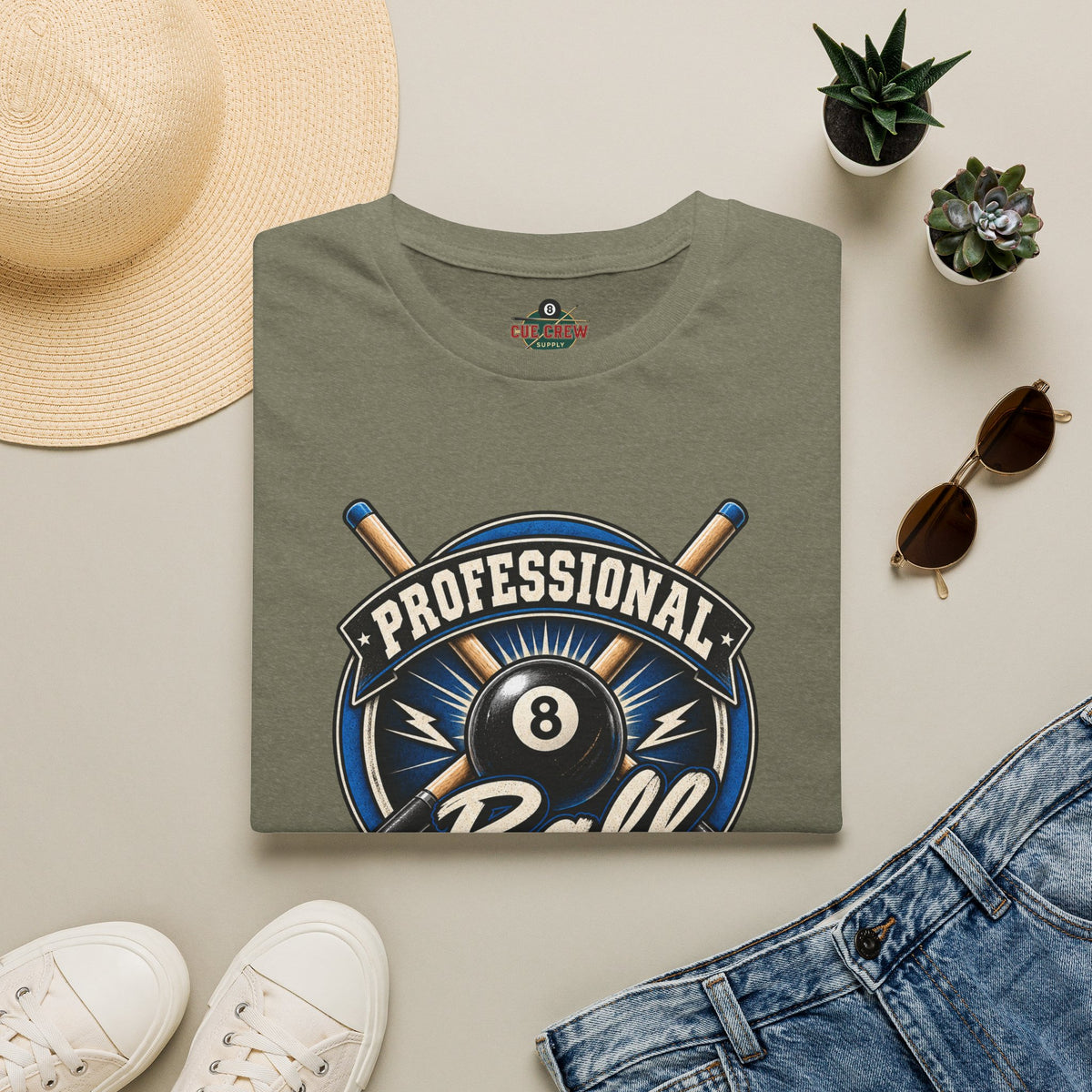 Professional Ball Banger – Funny Billiards T-Shirt – Pool Player Tee