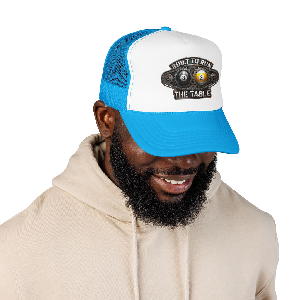 Built to Run the Table OTTO 39-165 Foam Trucker Hat – Billiards Snapback