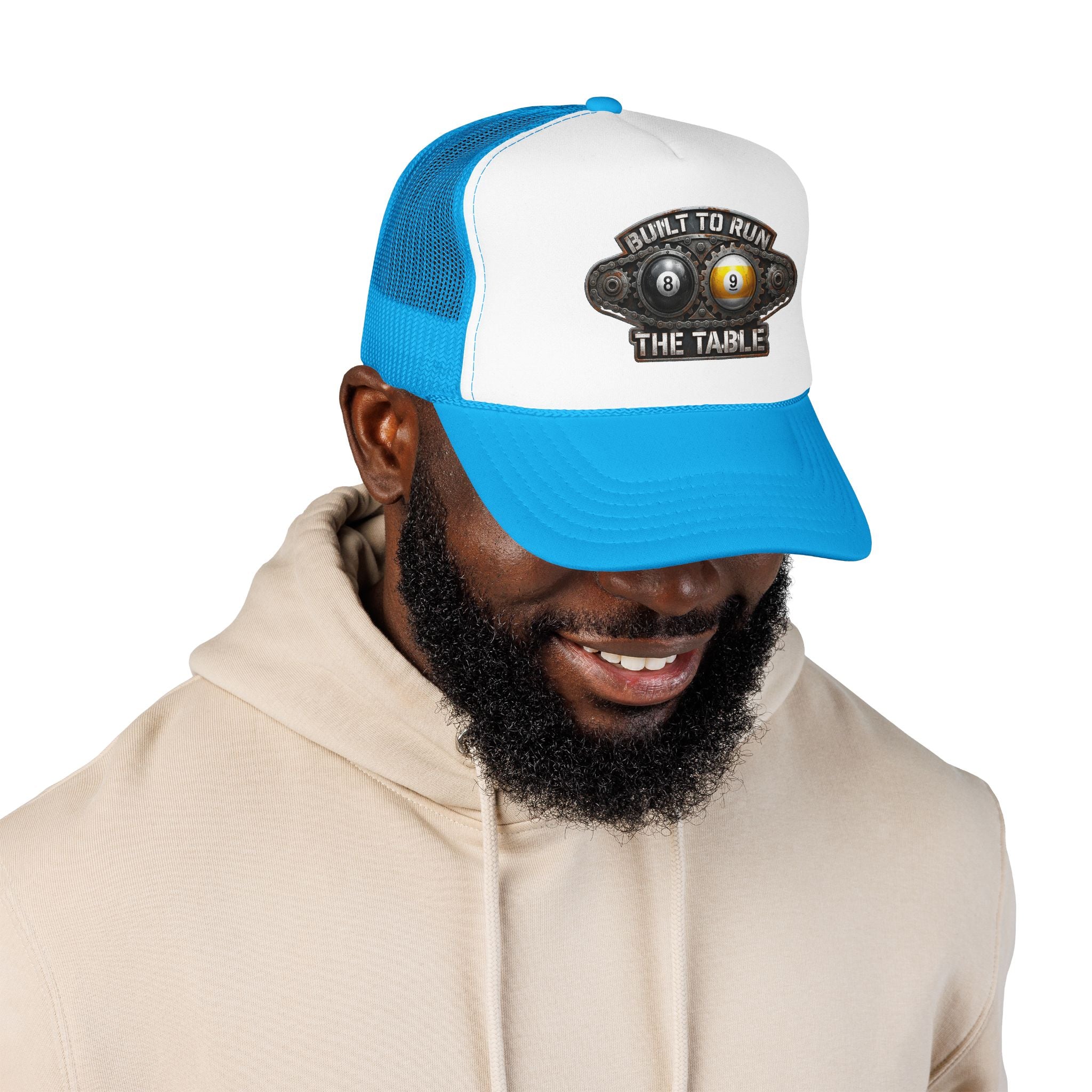 Built to Run the Table OTTO 39-165 Foam Trucker Hat – Billiards Snapback