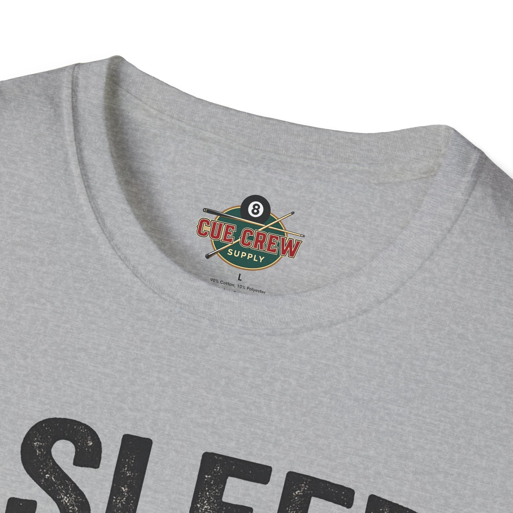 I Sleep Well at Night Funny Billiards T-Shirt – Pool Player 8 Ball Graphic Tee
