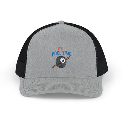 It's Pool Time Embroidered Richardson Trucker Hat