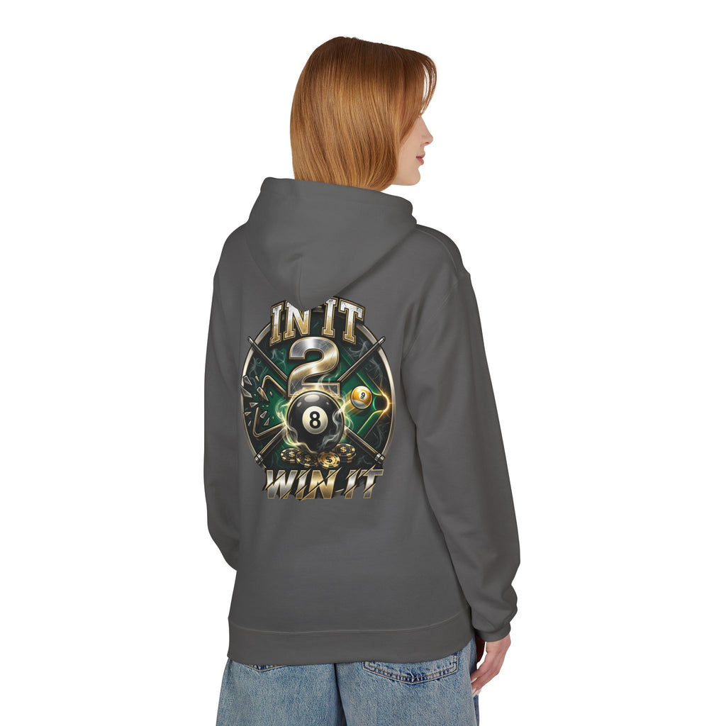 In It 2 Win It Pool Player Hoodie | Lucky 8 Ball & 9 Ball Billiards Graphic Hoodie | Cue Crew Supply