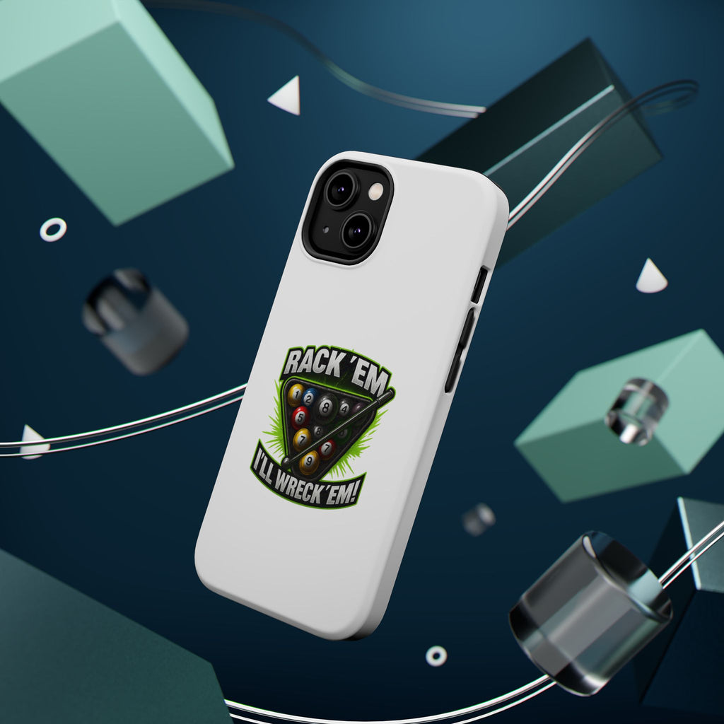 Magnetic Phone Case - Rack 'Em, I'll Wreck 'Em | Cool Custom Impact-Resistant Cases for Gamers & Pool Lovers, Perfect Gift for [...]