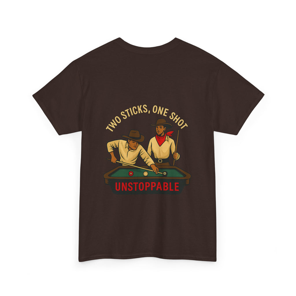 Scotch Doubles Unstoppable Billiards Tee
