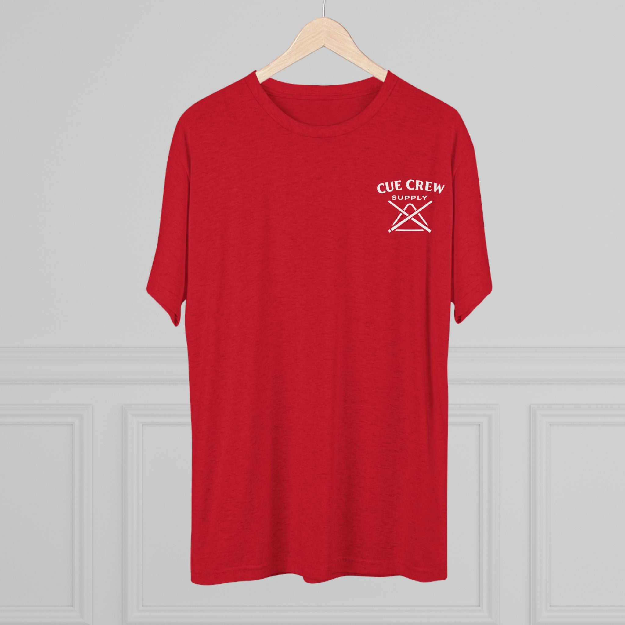 Pool Hair Don’t Care T‑Shirt — Funny Billiards Next Level Tri-Blend Tee