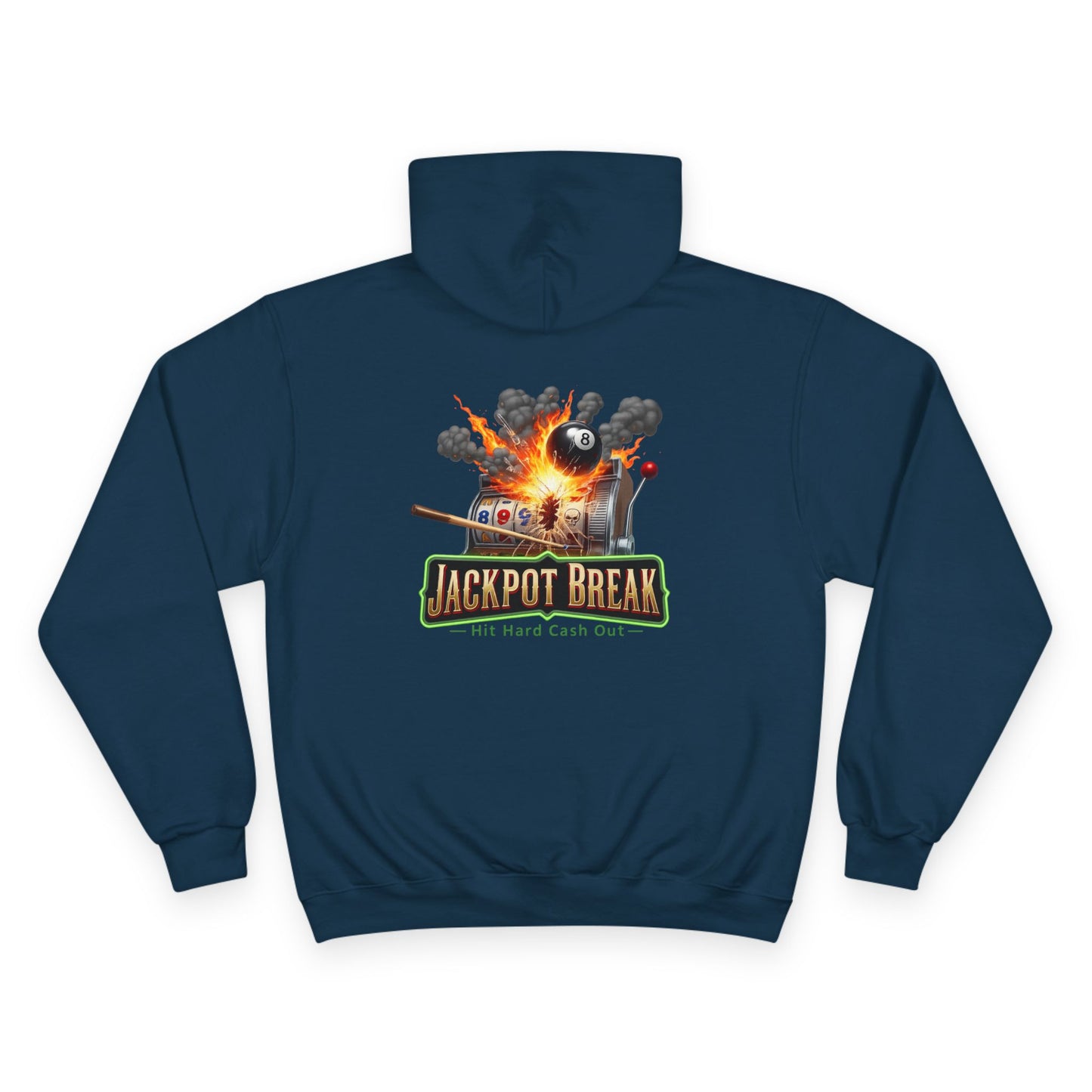 Jackpot Break Casino Billiards Mashup Champion Hoodie