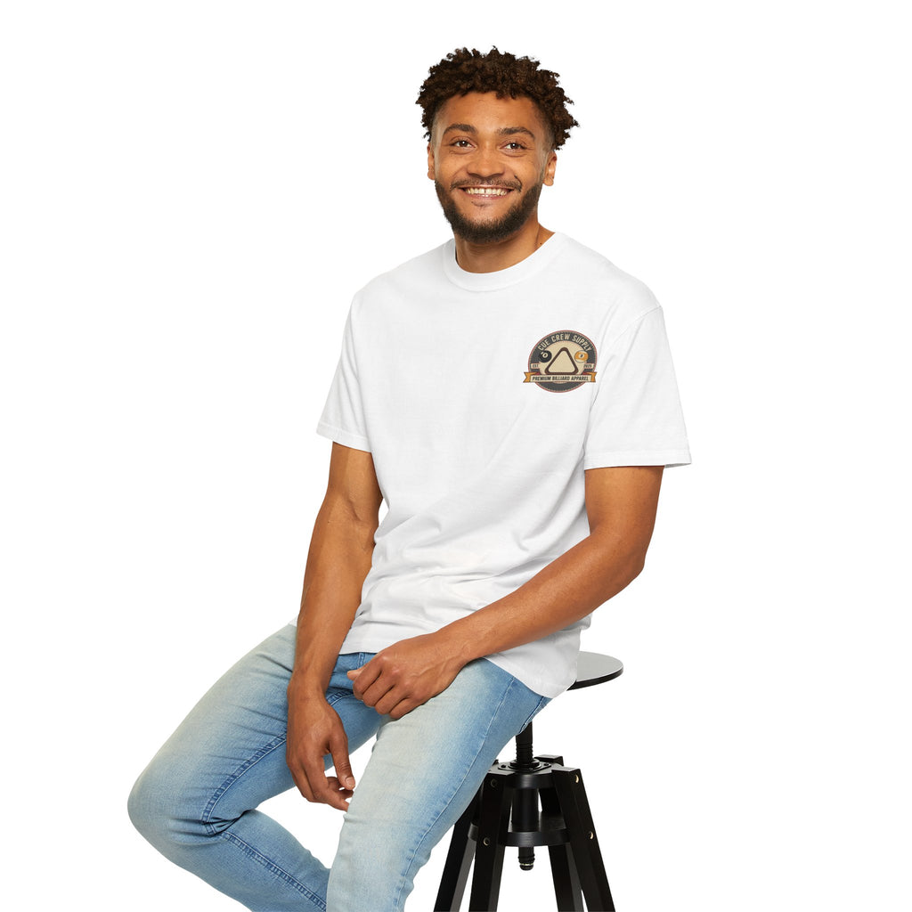 Still Shootin' Straight Pool Skeleton Comfort Colors Tee