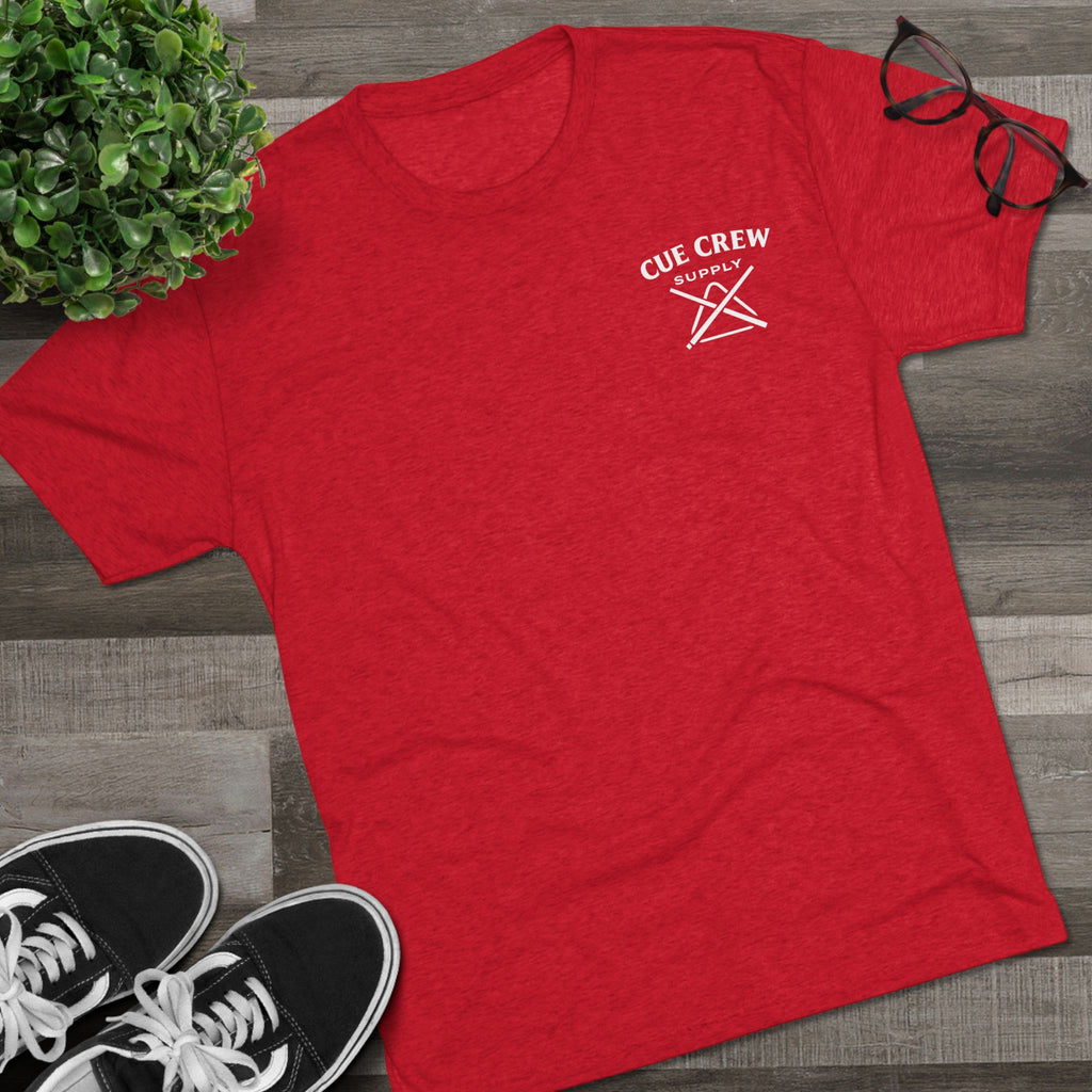 Pool Hair Don’t Care T‑Shirt — Funny Billiards Next Level Tri-Blend Tee